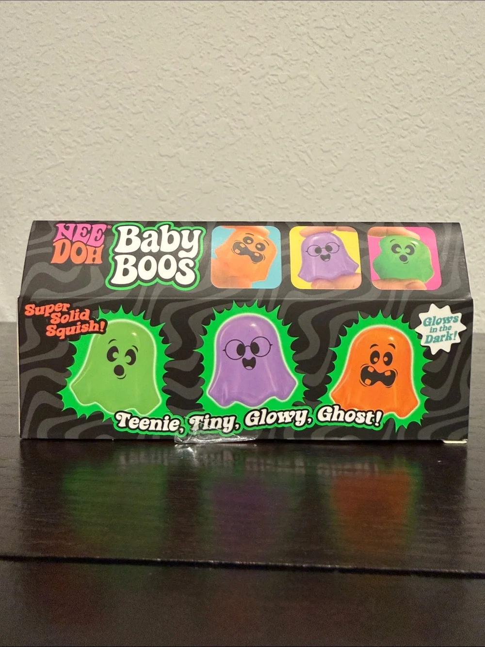 NeeDoh Glow-In-The-Dark Baby Boos Squishy Toy Set